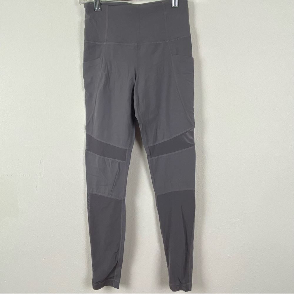 Athleta Salutation Meshblock Stash Pockets Leggings